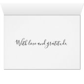 trouwkaart Bedankt voor je huwelijk (Binenzijde Horizontaal (Onderkant))