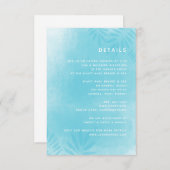 Trouwkaart Bestemming Trouwdag Informatiekaartje (Voorkant / Achterkant)