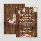 Trouwkaart Bevestiging Huwelijk Potten Bloem Kaart (Voorkant / Achterkant)