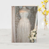 Trouwkaart blanco kaart (Gele Bloem)