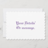 TROUWKAART BLANCO KAART (Achterkant)