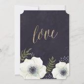 Trouwkaart Bloemen voor zomeravond Save the Date K Kaart (Achterkant)