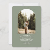 Trouwkaart Bloemenvarens Save the Date (Achterkant)