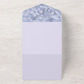 Trouwkaart 'Blue Bells All in One' All In One Uitnodiging (Buitenkant)