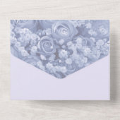 Trouwkaart 'Blue Bells All in One' All In One Uitnodiging (Achterkant)