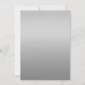 Trouwkaart Blush Groene Monogram Hart Kaart (Achterkant)
