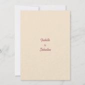 Trouwkaart Blush Marmer Save the Date Kaart (Achterkant)