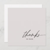 Trouwkaart Blush Roze Dankjewel   Bedankkaart (Voorkant / Achterkant)