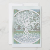 Trouwkaart | Boom des Levens Kaart (Achterkant)