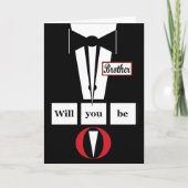 Trouwkaart BROER - GETUIGE (Voorkant)