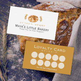 Trouwkaart brood bakkerij tarwe Sourdough Visitekaartje