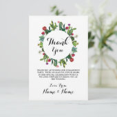 Trouwkaart Cactus Krans Fiesta Bruiloft Bedankkaart (Staand voorkant)