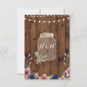 Trouwkaart Dankbetuiging Huwelijk Bloemenpot Kaart (Achterkant)