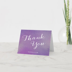 Trouwkaart Dankjeshartjes Pure Love / Violet Bedankkaart