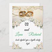 Trouwkaart design kaart (Voorkant / Achterkant)