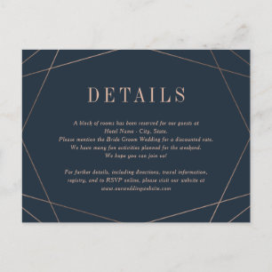 Trouwkaart Details Enclosure Card Briefkaart