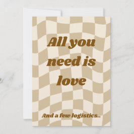 Trouwkaart Details Vintage Zon Bruiloft Kaart