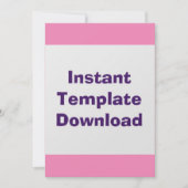 Trouwkaart Direct Download Sjabloon Kaart (Voorkant)