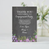 Trouwkaart Engagement Huwelijk Krijt Bloem Kaart (Staand voorkant)