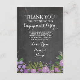 Trouwkaart Engagement Huwelijk Krijtbord Bloemen Kaart