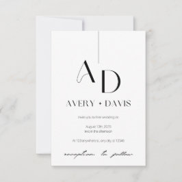 Trouwkaart Etherische Harmonie Save The Date