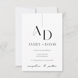 Trouwkaart Etherische Harmonie Save The Date