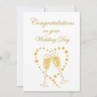 Trouwkaart felicitaties kaart