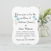 Trouwkaart Flora Aanpassen Bestemming Bestemming'S Kaart (Staand voorkant)