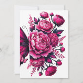 Trouwkaart Floral Boho Bruiloft Uitnodiging (Achterkant)