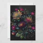 Trouwkaart Florale Delight Kaart (Achterkant)