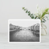 Trouwkaart Florence Italië Save the Date Kaart (Staand voorkant)