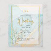 Trouwkaart foto subtiele inktwas digitaal (Voorkant)