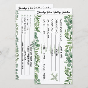 Trouwkaart Garden Greenery Instapkaart Save The Date