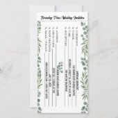 Trouwkaart Garden Greenery Instapkaart Save The Date (Achterkant)