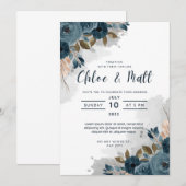 Trouwkaart goedkoop kaart (Voorkant / Achterkant)