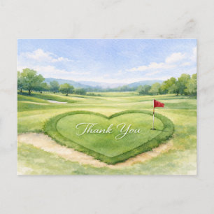  Trouwkaart Golf Bedankt  Briefkaart