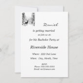 Trouwkaart Huwelijk Uitnodiging Herten Jacht (Achterkant)