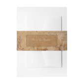 Trouwkaart Huwelijksreis Oude Wereldkaart Met Mono Uitnodigingen Wikkel (Voorkant Voorbeeld)