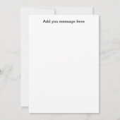 Trouwkaart invoegen kaart (Achterkant)