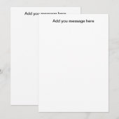 Trouwkaart invoegen kaart (Voorkant / Achterkant)