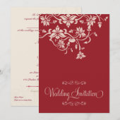 Trouwkaart Kaart (Voorkant / Achterkant)