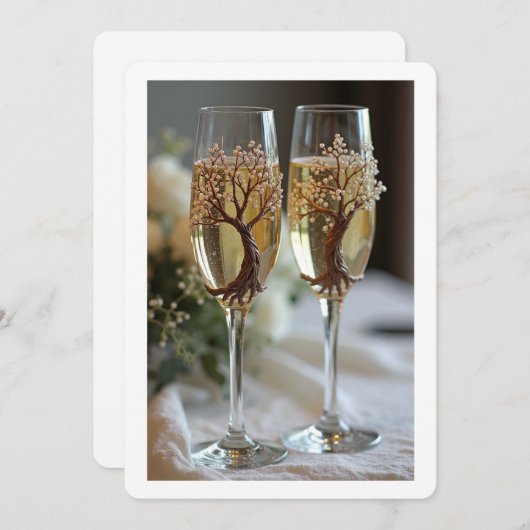 Trouwkaart Kaart (Voorkant / Achterkant)