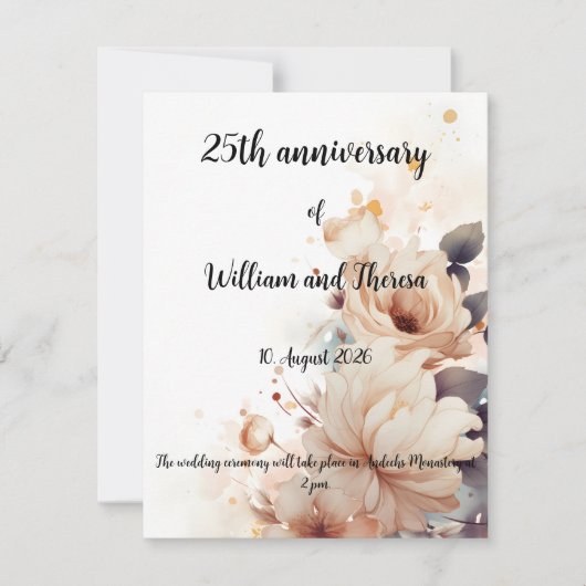 Trouwkaart Kaart (Voorkant)