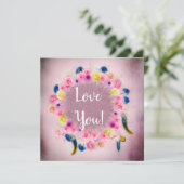 Trouwkaart Kaart (Staand voorkant)