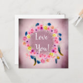 Trouwkaart Kaart (Voorkant / Achterkant in situ)