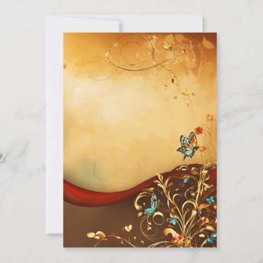 trouwkaart kaart (Achterkant)