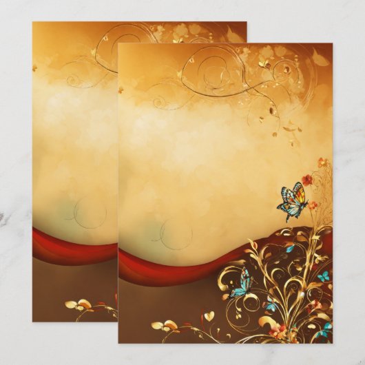 trouwkaart kaart (Voorkant / Achterkant)