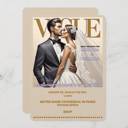 " TROUWKAART " KAART (Voorkant / Achterkant)