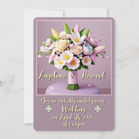 " TROUWKAART " KAART (Voorkant)