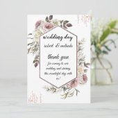 trouwkaart  kaart (Staand voorkant)